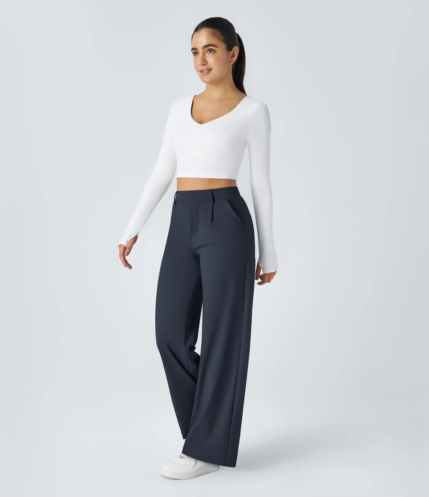Haily | Straight Leg Broek