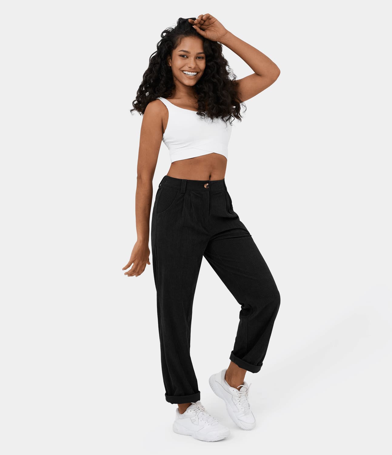 Corry | Casual Corduroy Broek