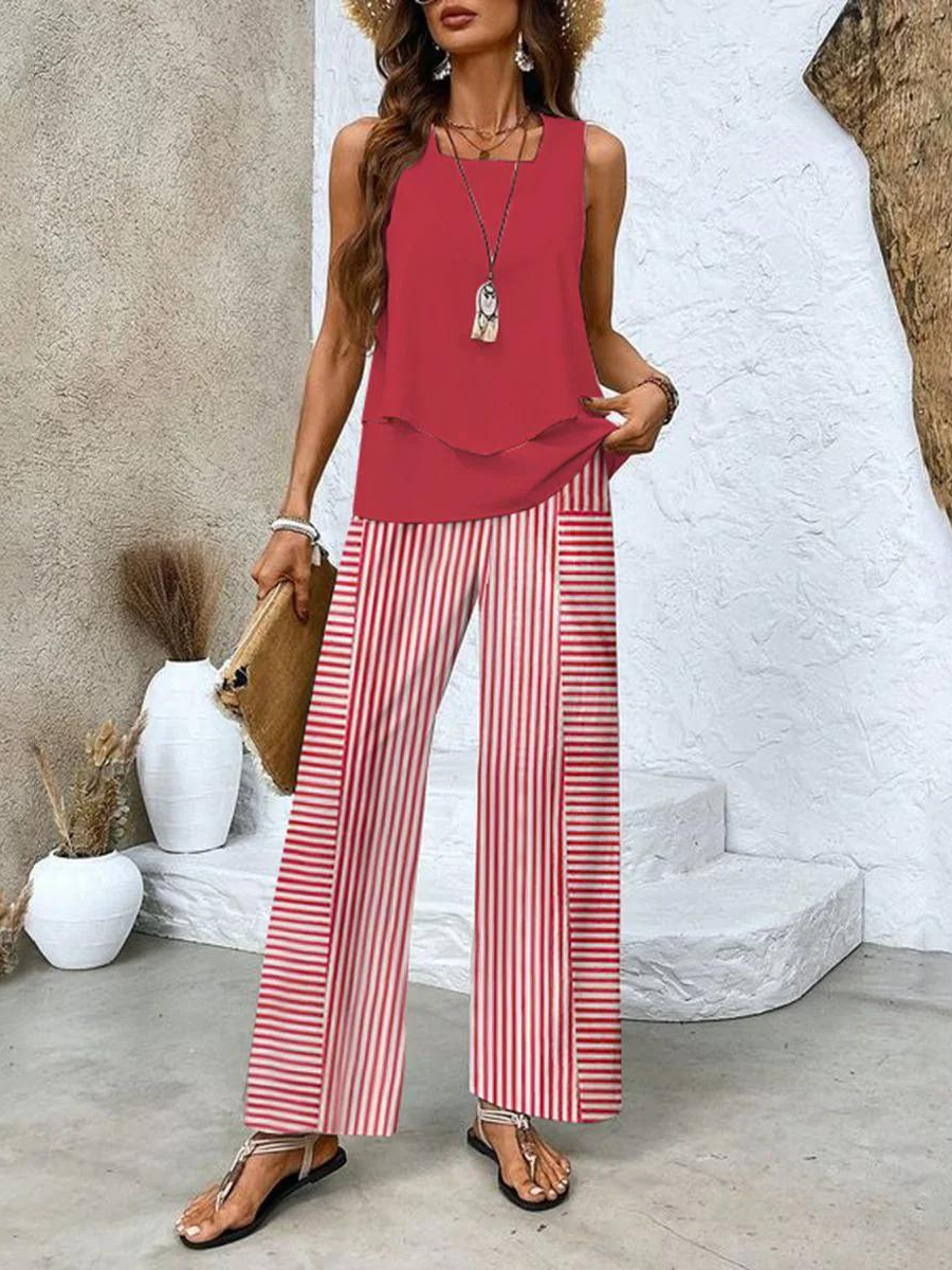 Marina™ | Elegante Lente Set (broek+top)