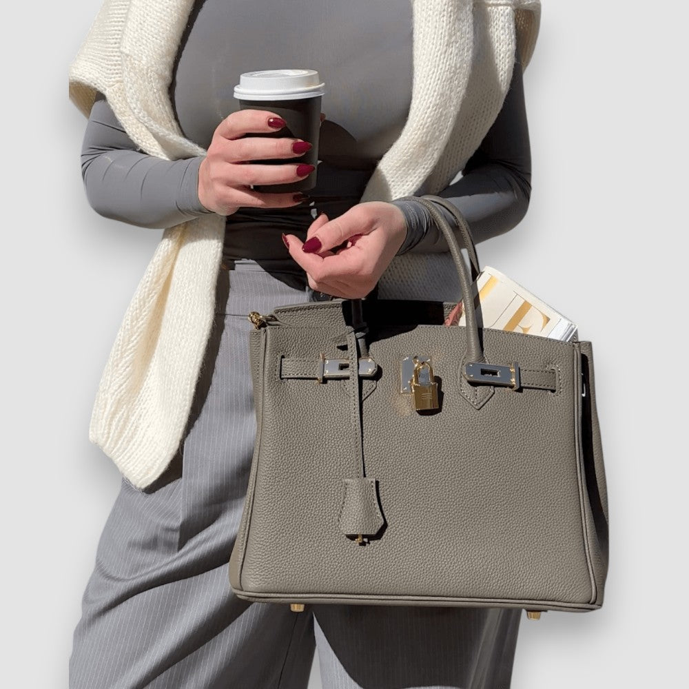 KACEY | Compacte Luxe Leren Handtas