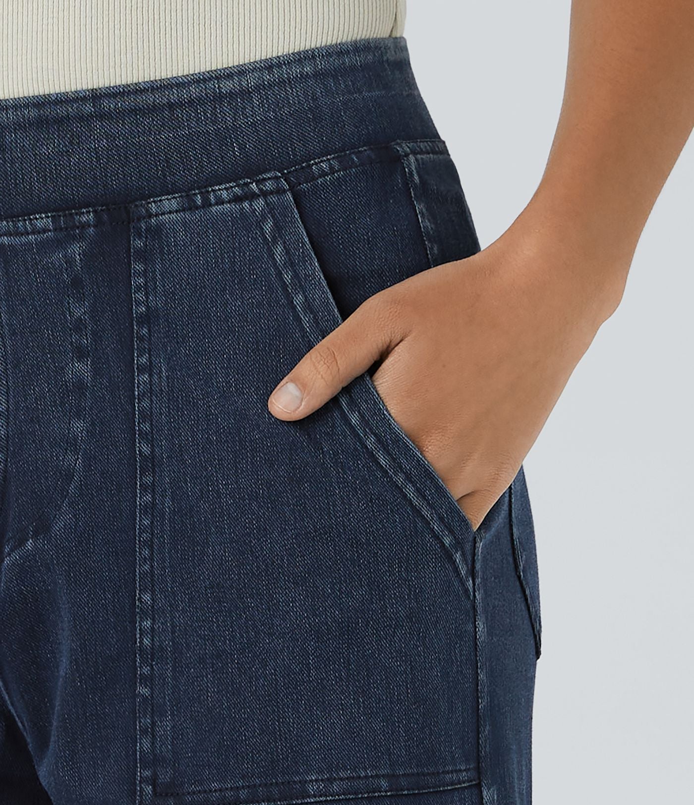 Mandy | Stretchy Cargo Jeans