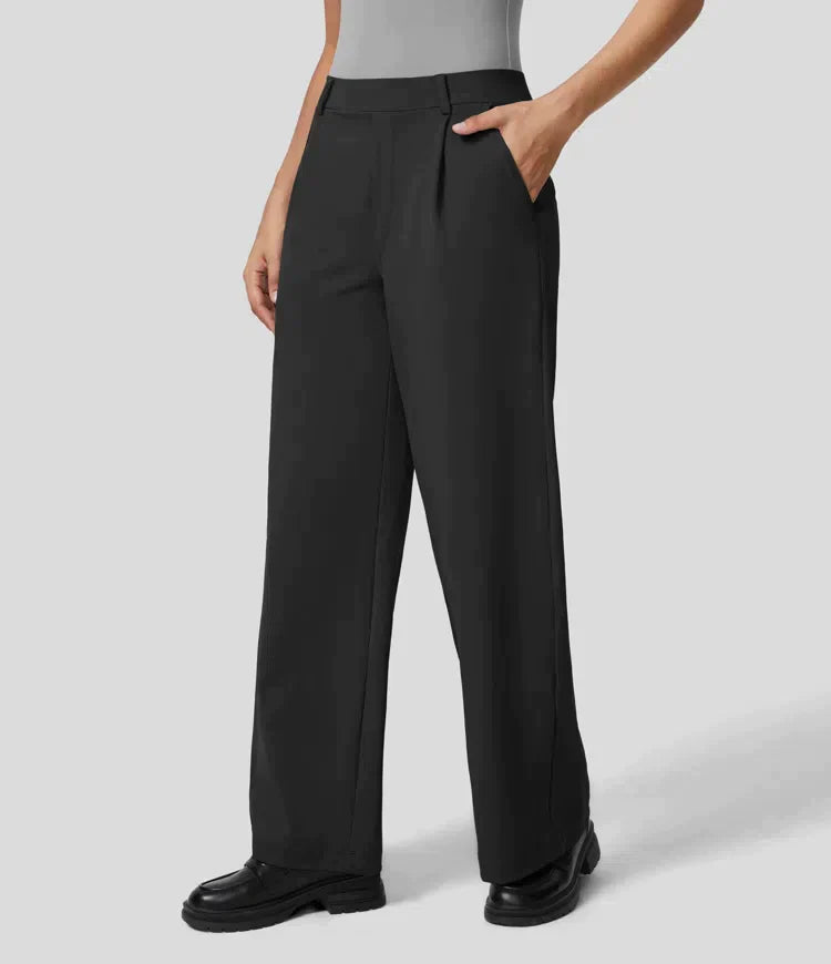 Hailee | Stretchbroek met hoge taille