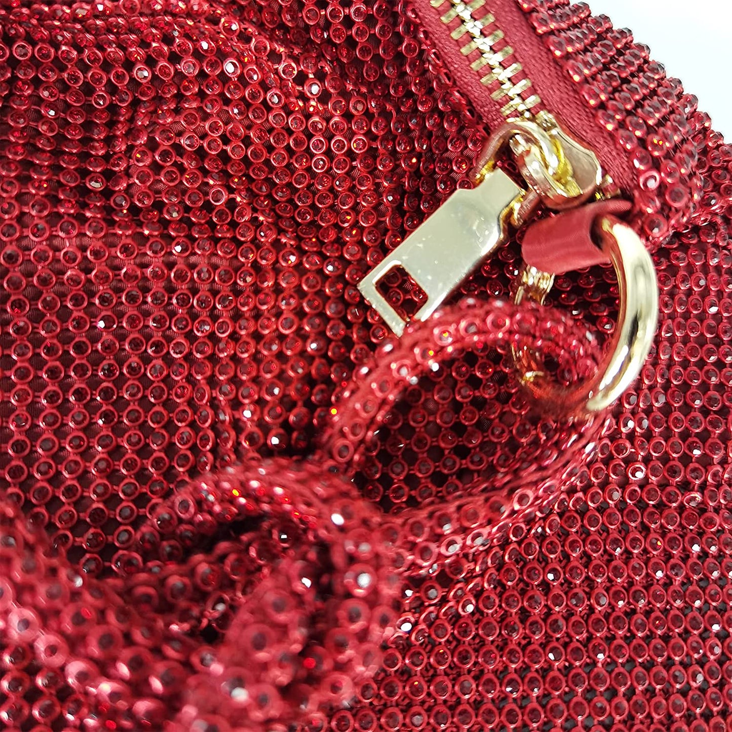 SOPHIA | Luxe Glanzende Tas met Kettingdetail