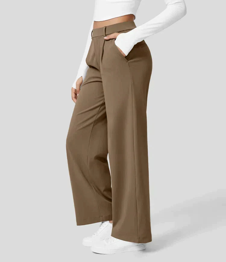 Hailee | Stretchbroek met hoge taille
