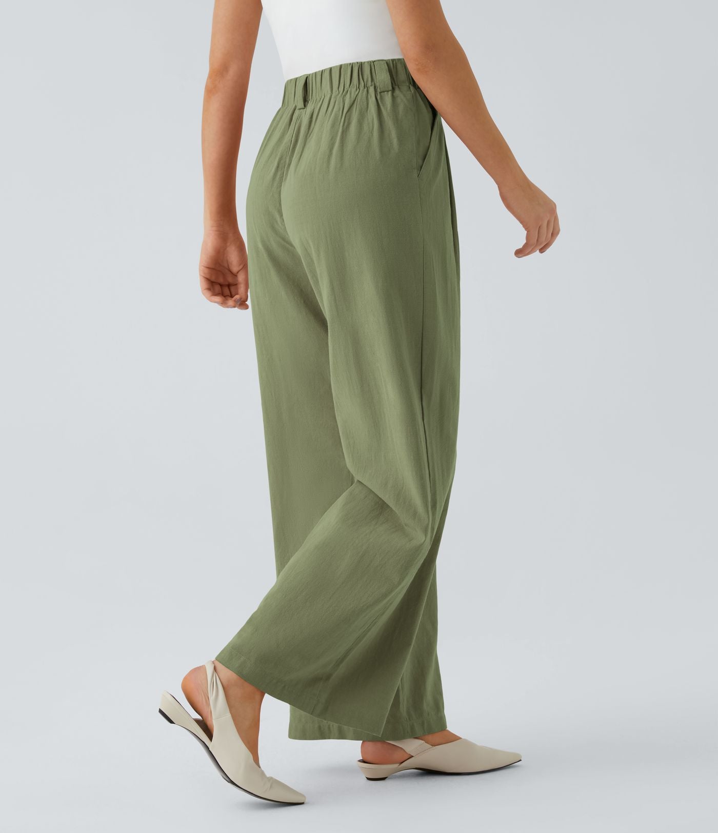Hailee | Stretchbroek met hoge taille