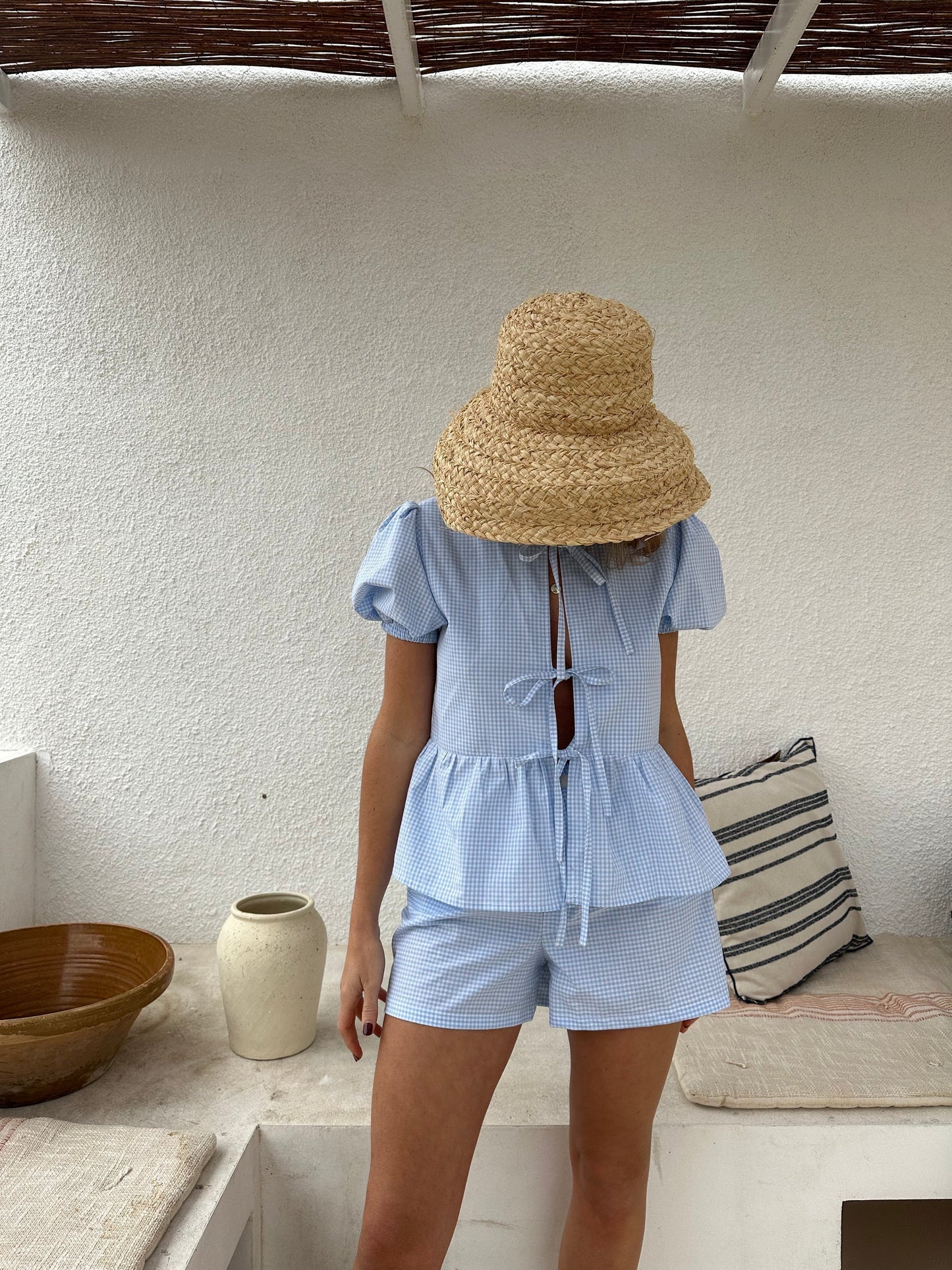 Peplum | Blouse short set