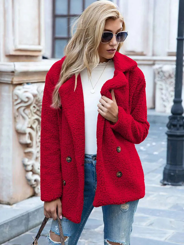 Sanne™ | Faux Fur Jas