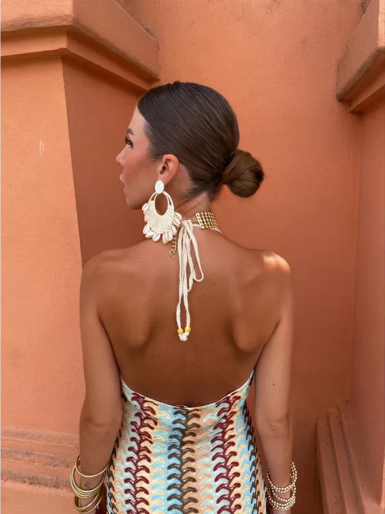 Roxanne | Halterjurk met Verleidelijke Open Rug