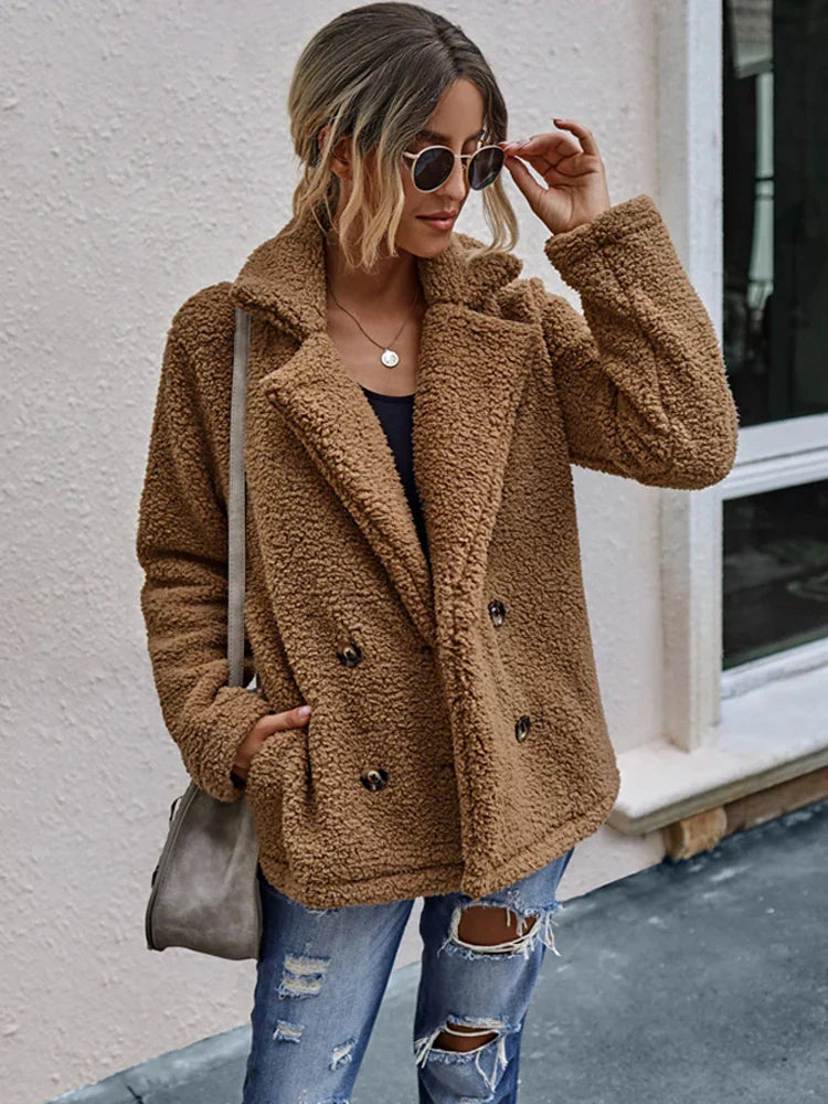 Sanne™ | Faux Fur Jas