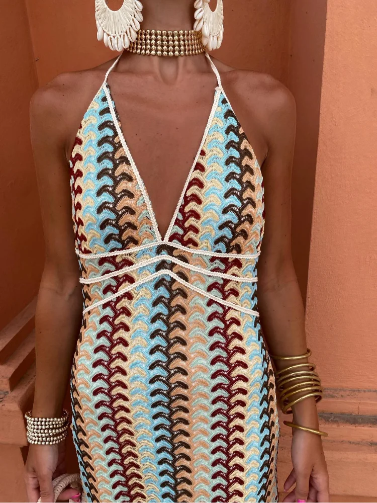 Roxanne | Halterjurk met Verleidelijke Open Rug
