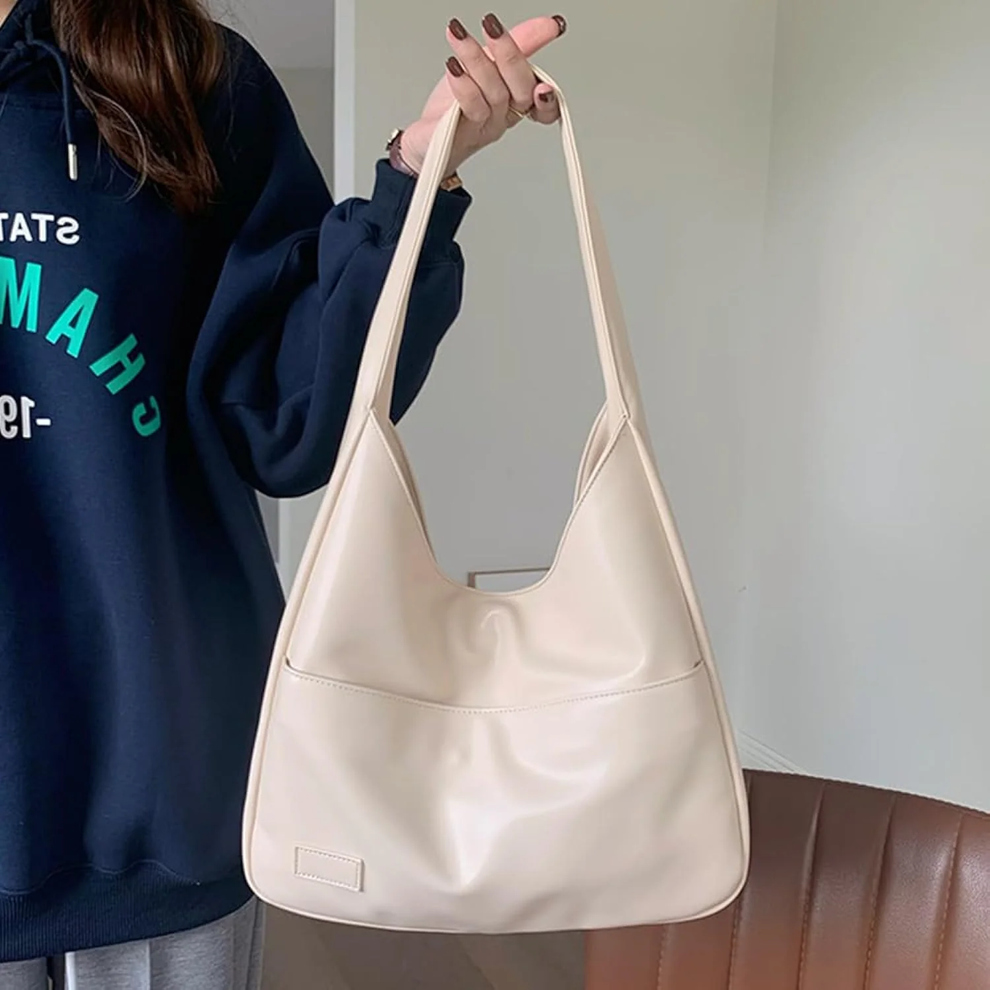 THEONI | Luxe Leren Hobo Bag