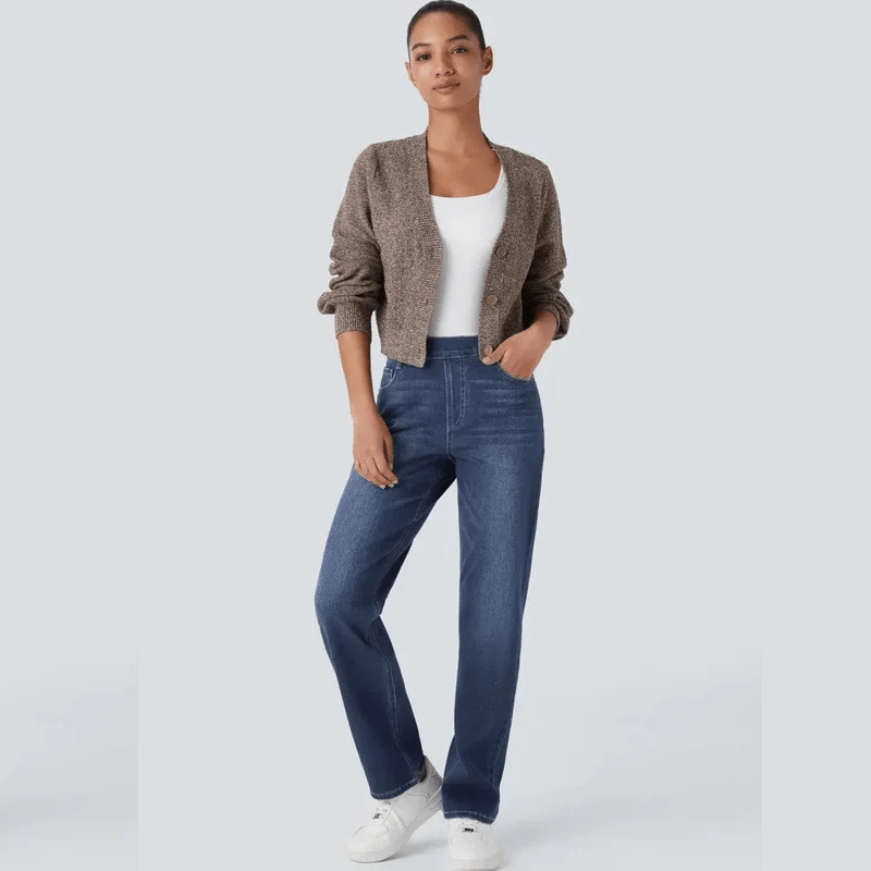 ComfortFit™ | Elastische & Comfortabele Broek Met Hoge Taille