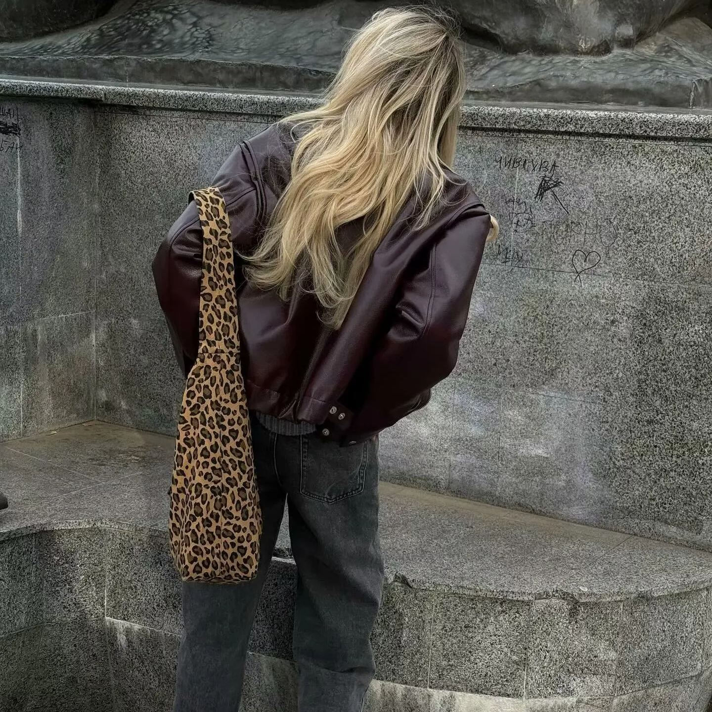 Vintage | Revers rits jas