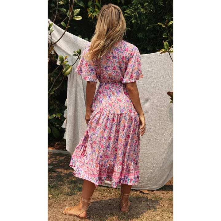 Juul™ | Landelijke Ibiza Style Jurk Lang