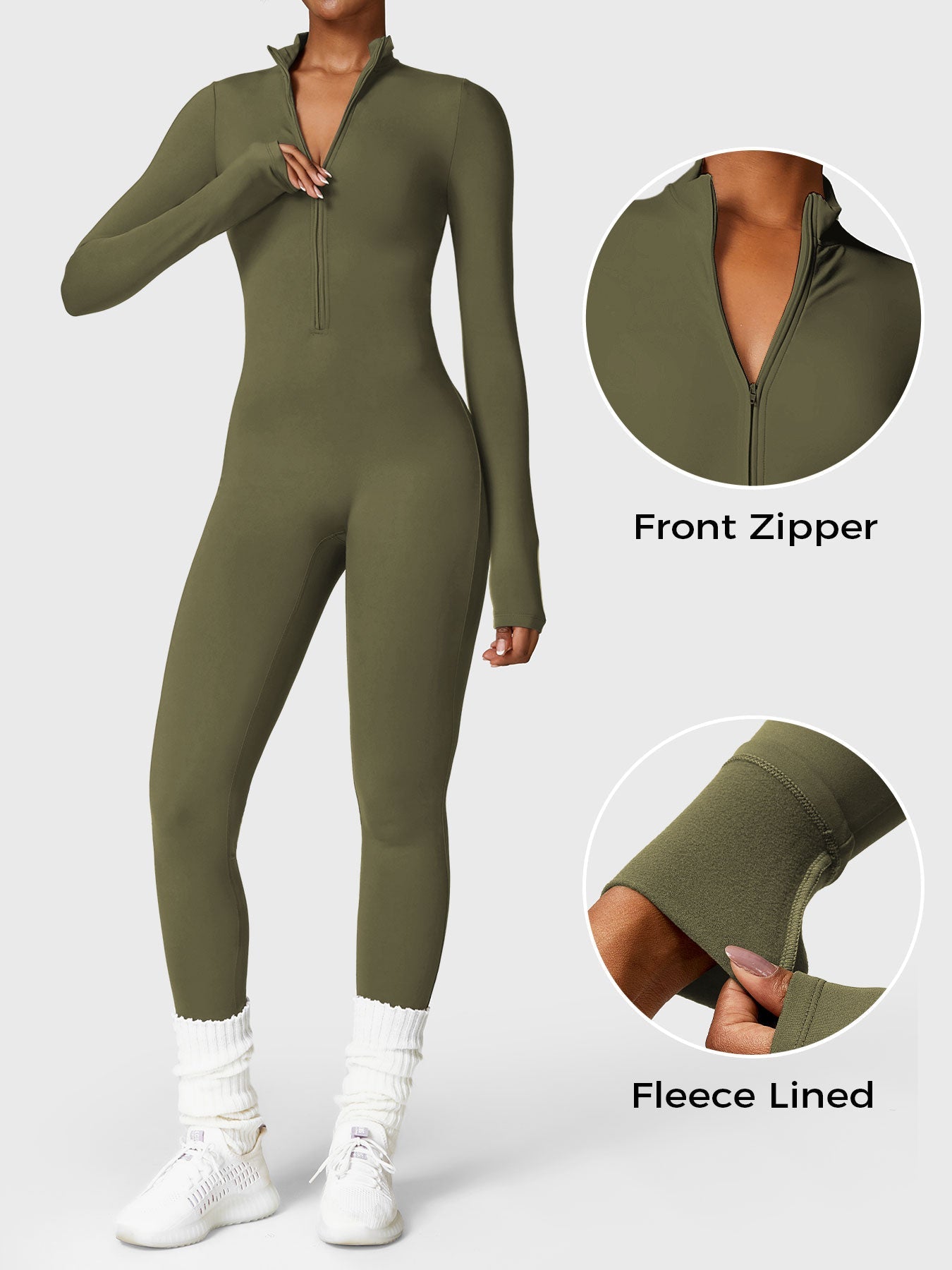 Yara | Winter fleece Jumpsuit