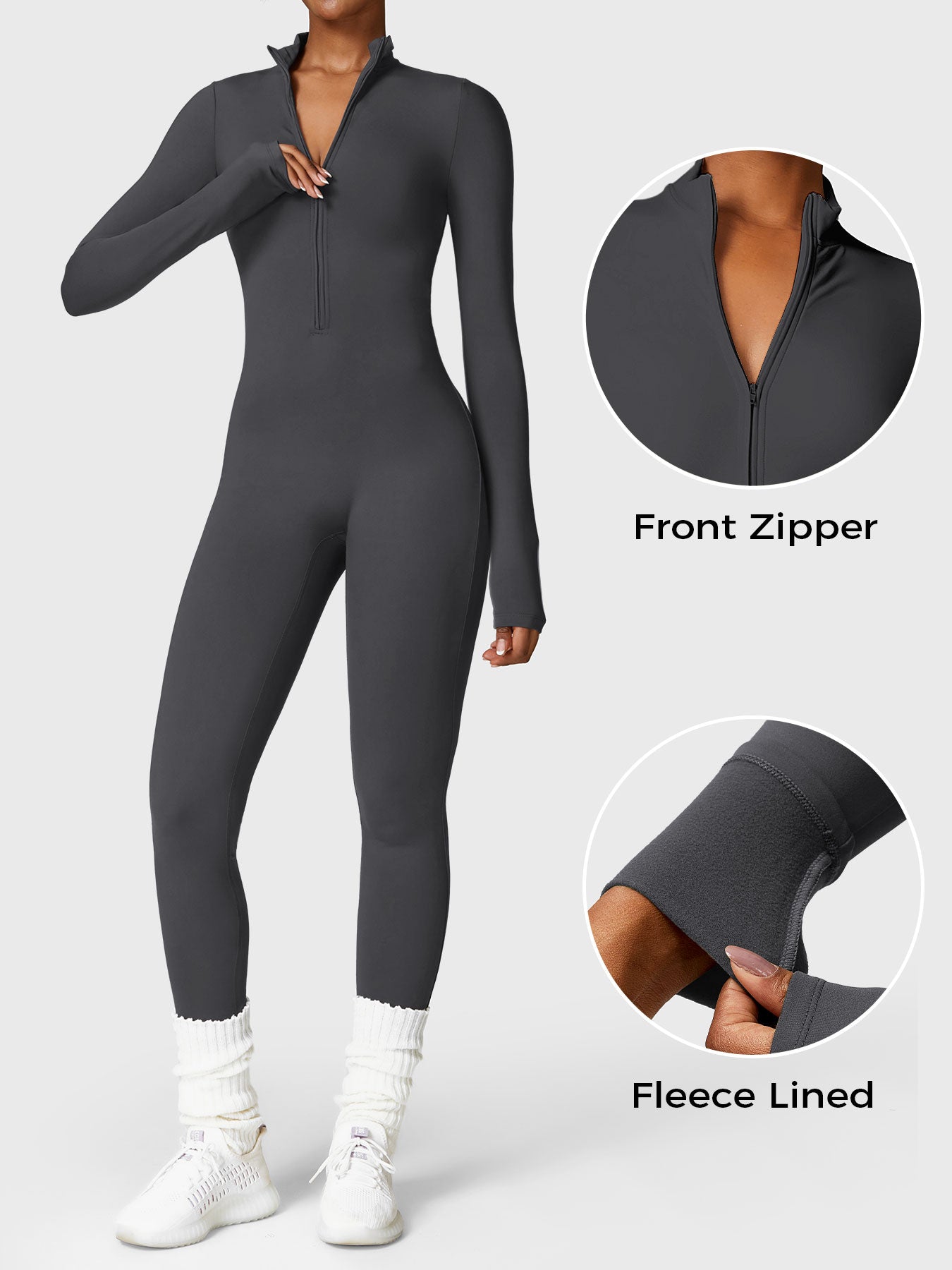 Yara | Winter fleece Jumpsuit