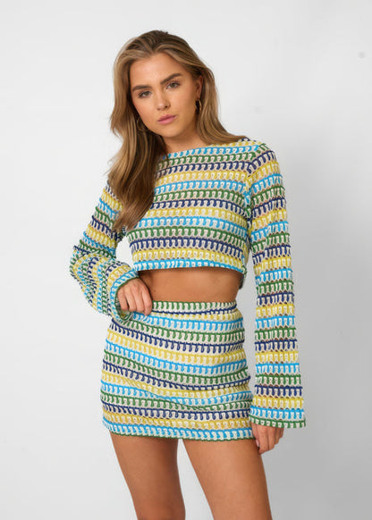 Emmy | Flared Two Piece Set