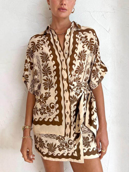 Etnic | Bedrukte casual set