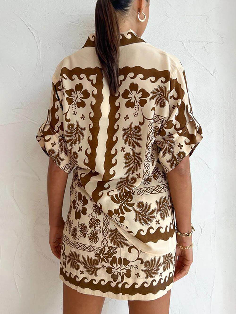 Etnic | Bedrukte casual set