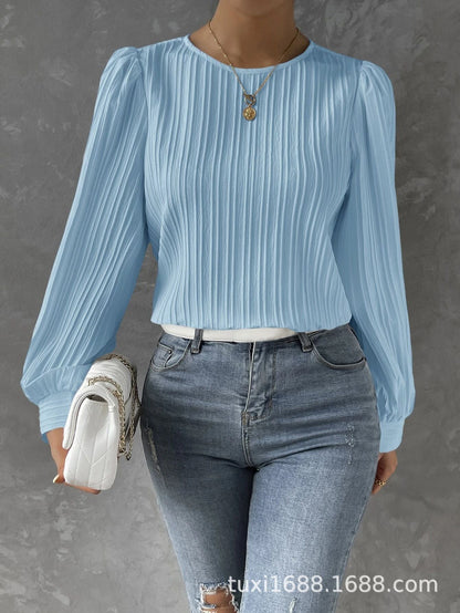 By Olivia | Dames Blouse met Lantaarnmouwen
