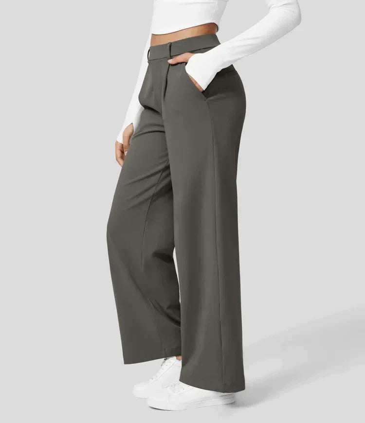 Hailee | Stretchbroek met hoge taille