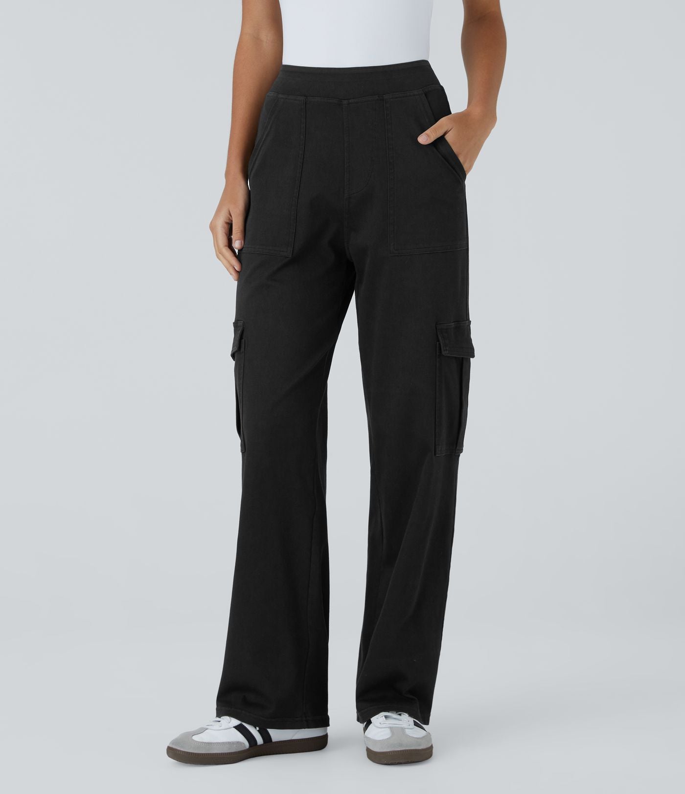 Mandy | Stretchy Cargo Jeans