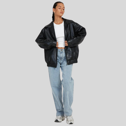 Monique | Leren Jas