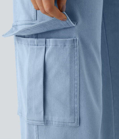 Mandy | Stretchy Cargo Jeans