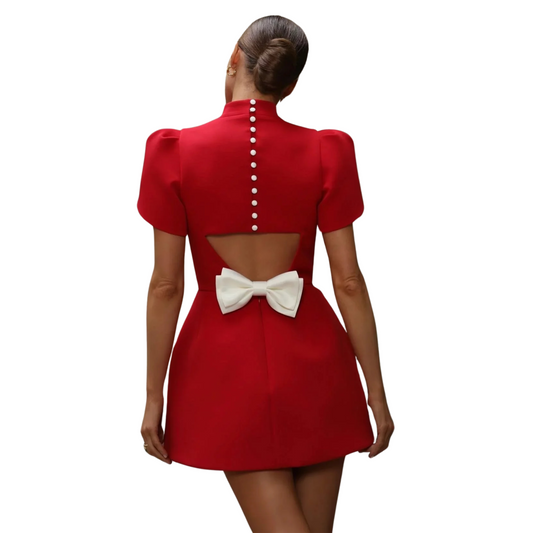 Noelle | Christmas Bow Dress