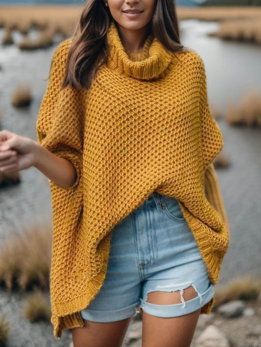 Dolman | Solide trui met coltrui