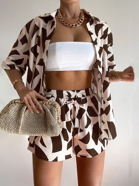 Zebra | Unieke losse shirt-shortset