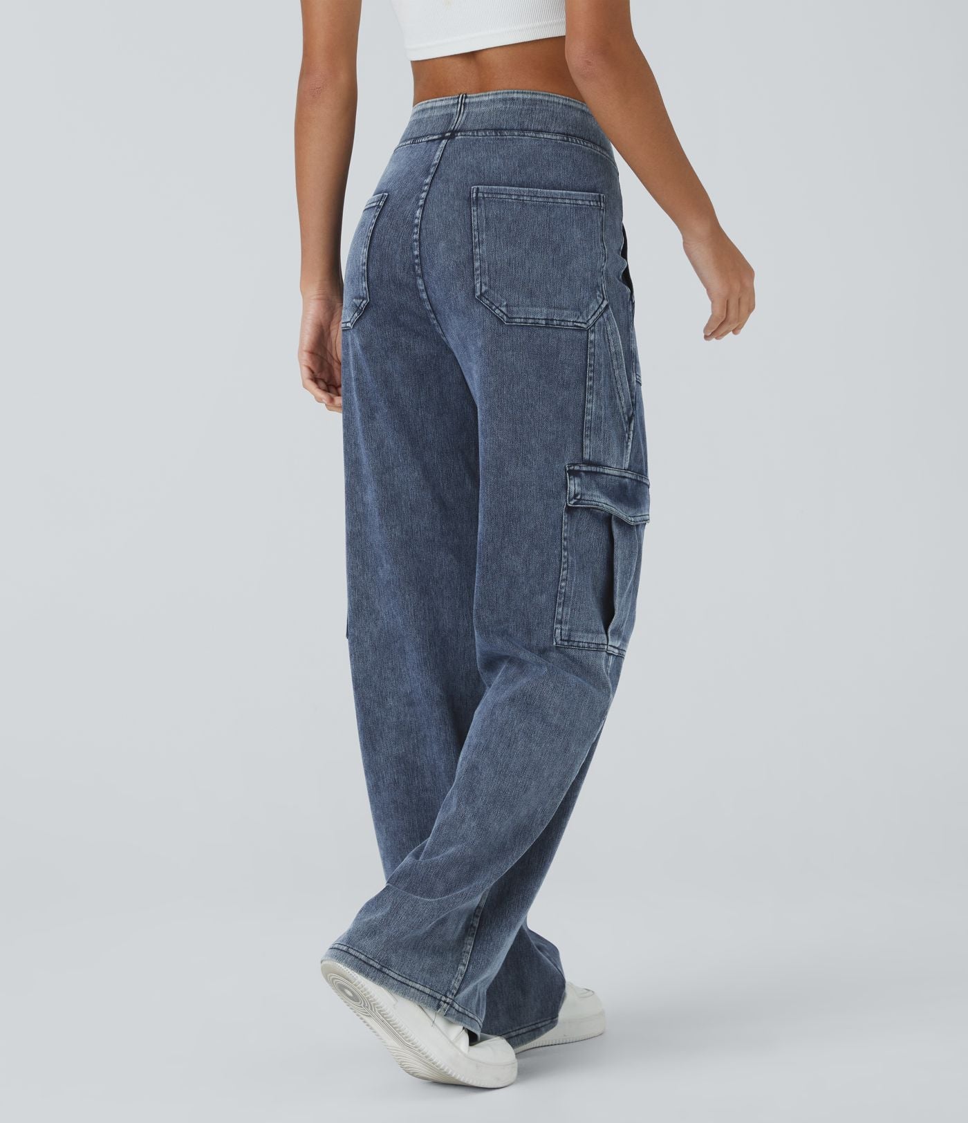 Mandy | Stretchy Cargo Jeans