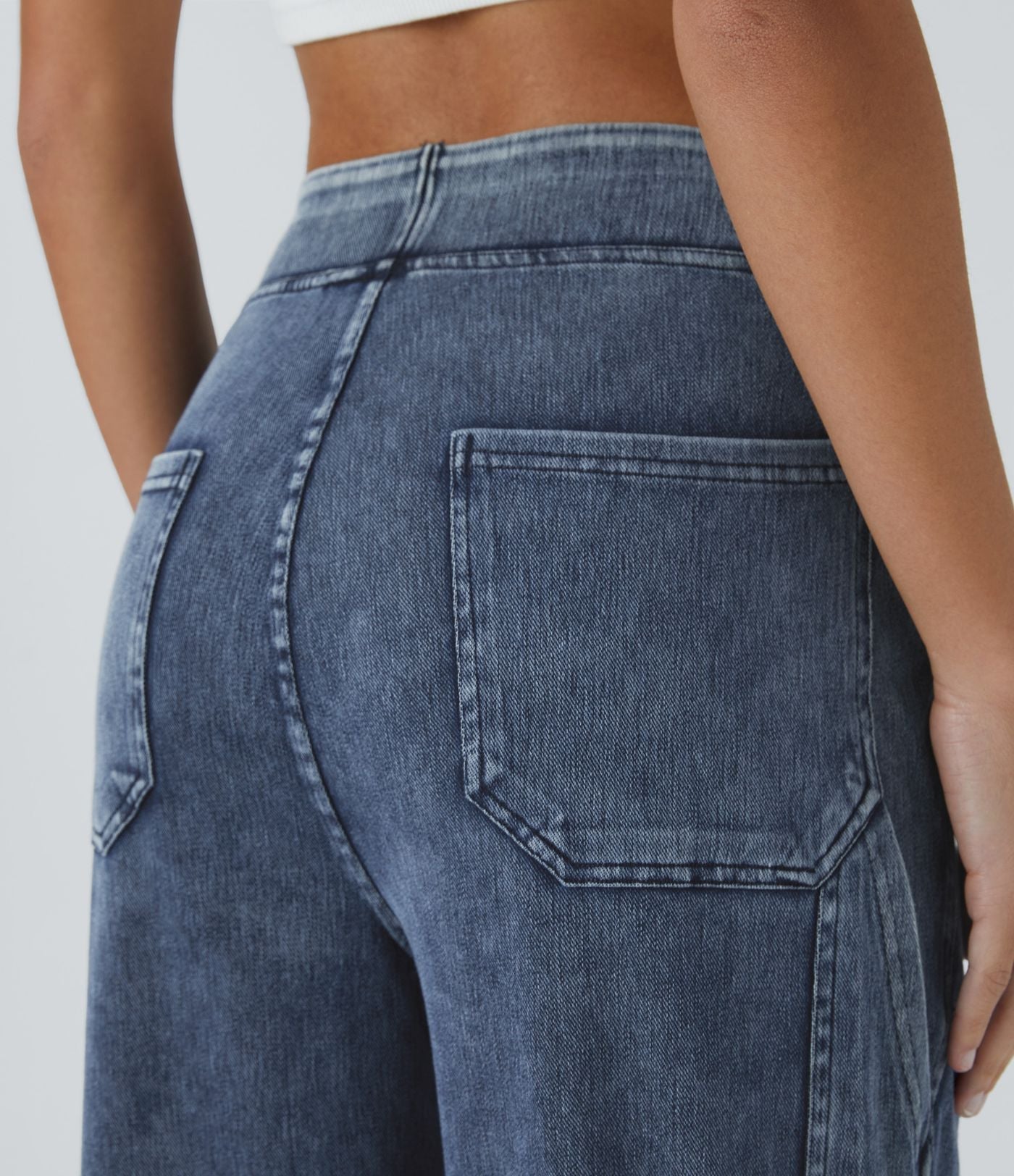 Mandy | Stretchy Cargo Jeans