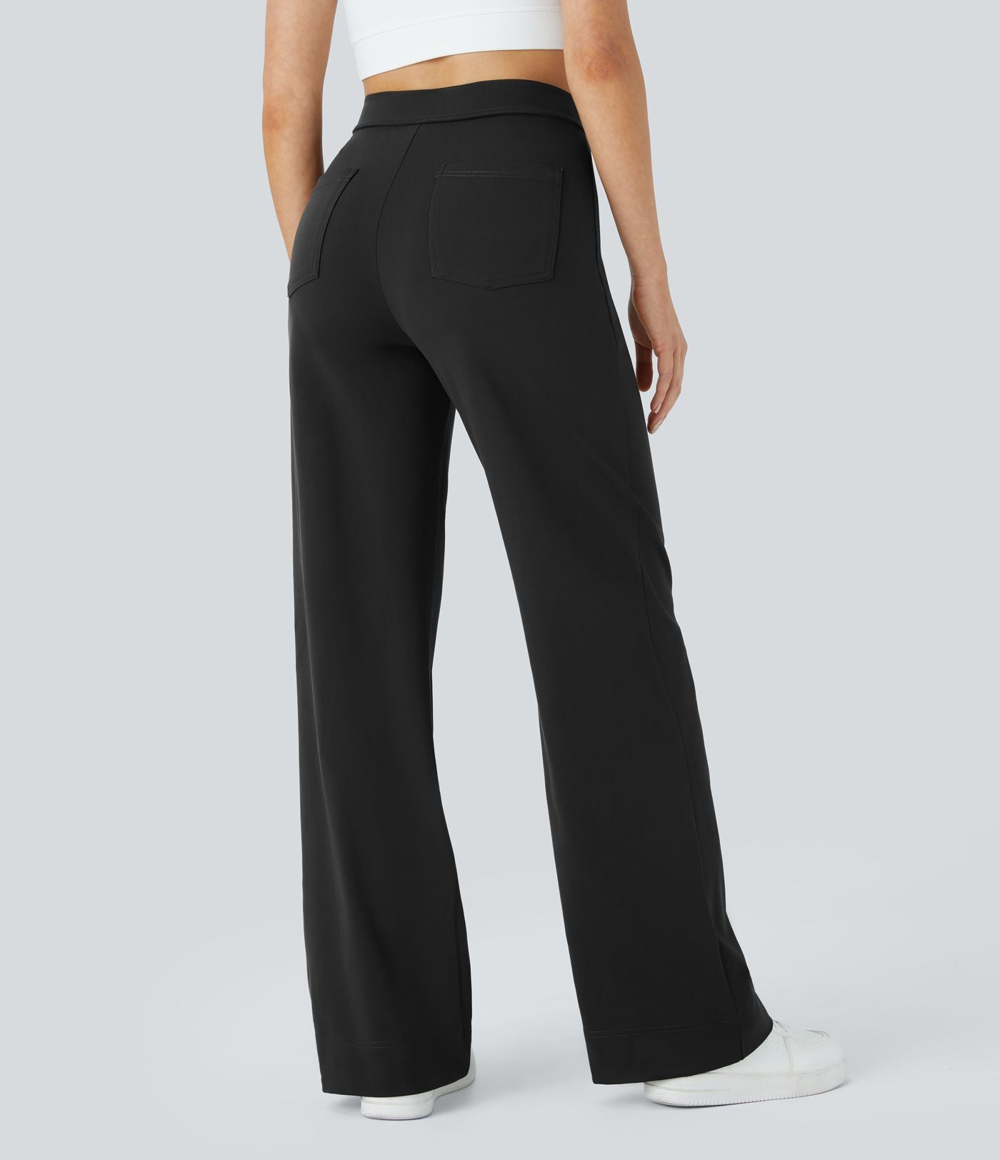Jade | Elastische broek met hoge Taille