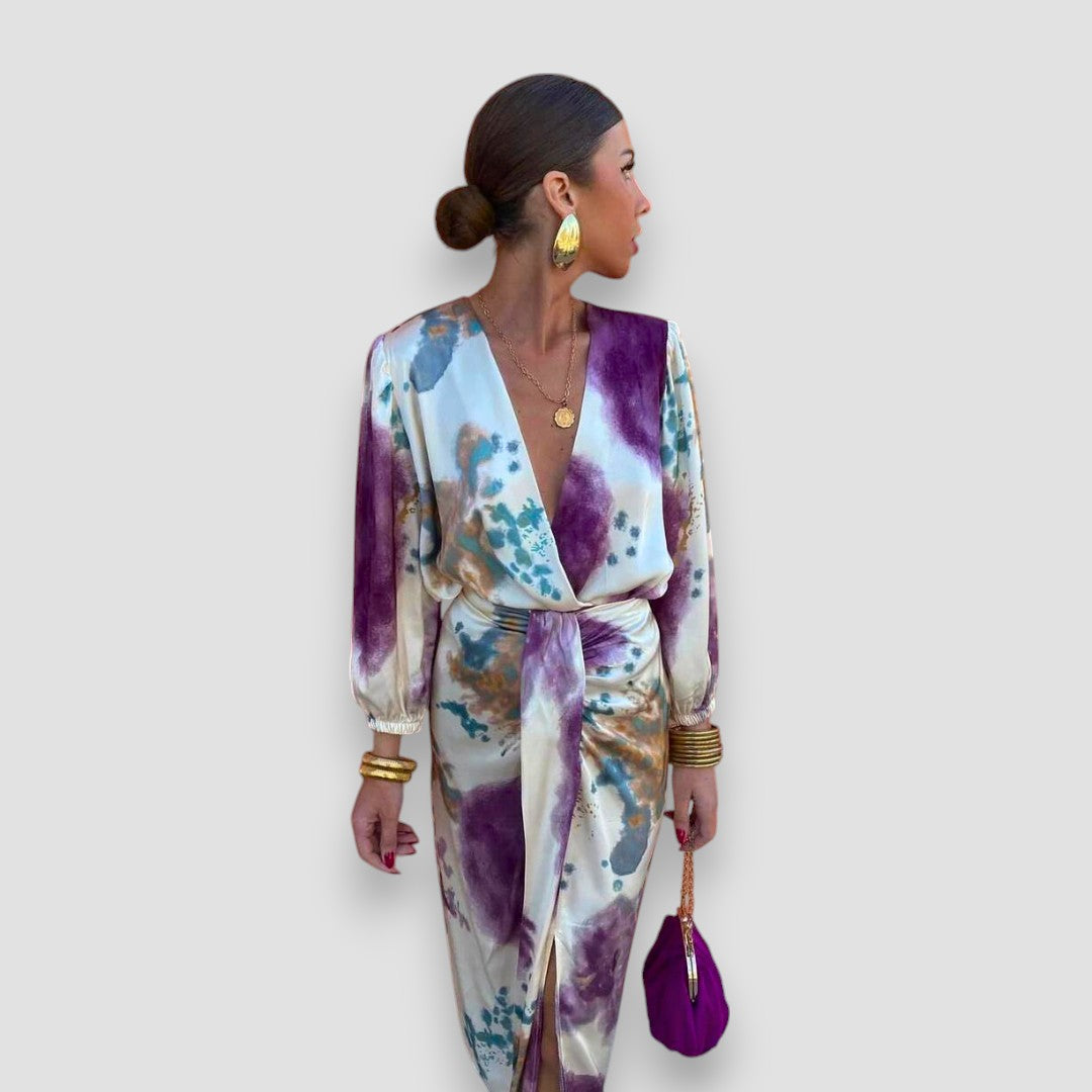 Larissa | Elegante Jurk met V-Hals