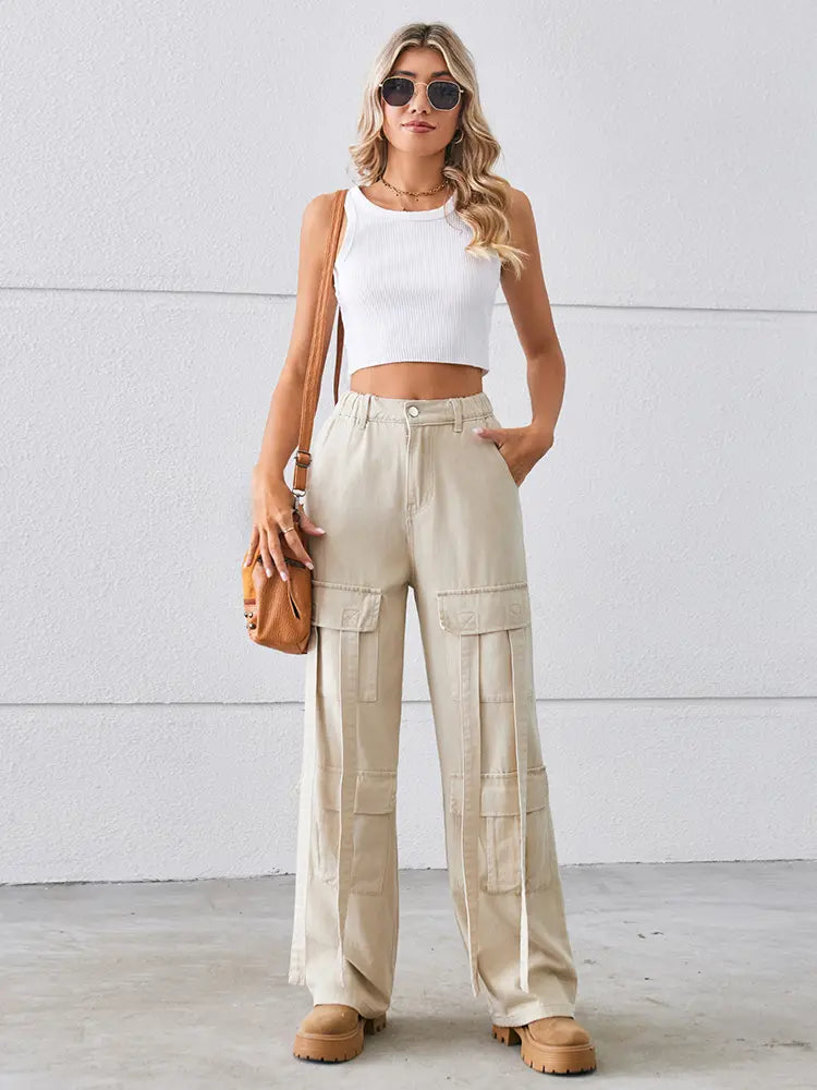 Vinta | Denim Cargo Broek