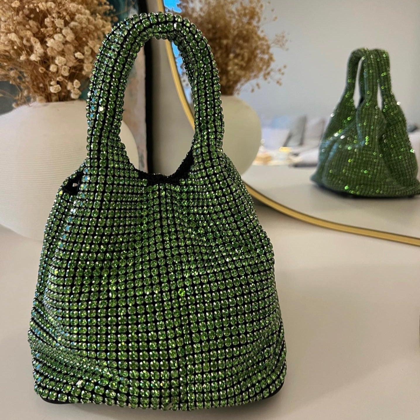 MIRELA | Glamoureuze Mini Handtas met Strass