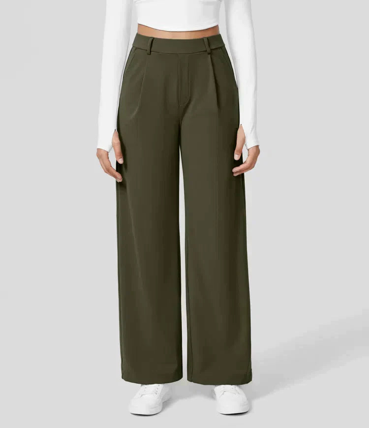 Hailee | Stretchbroek met hoge taille