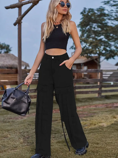 Vinta | Denim Cargo Broek