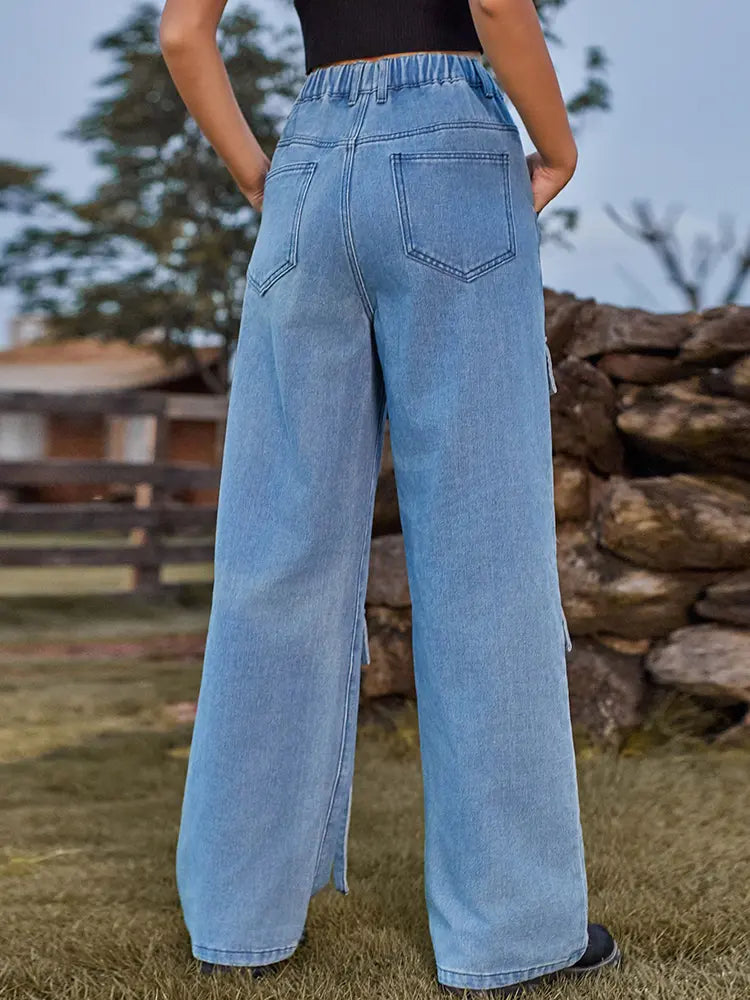 Vinta | Denim Cargo Broek