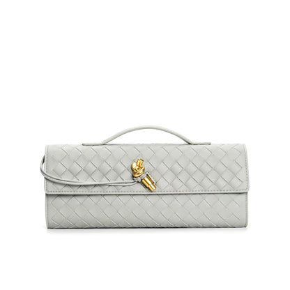 MAISA | Luxe Geweven Schoudertas met Tijdloos Design
