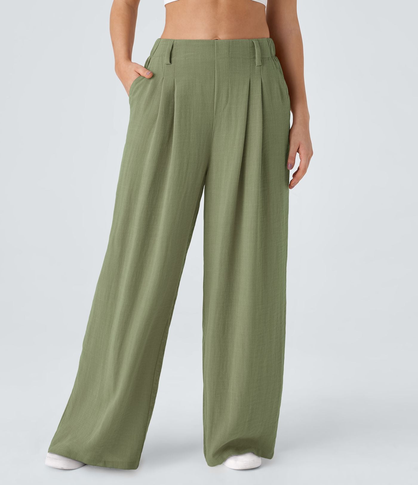 Hailee | Stretchbroek met hoge taille