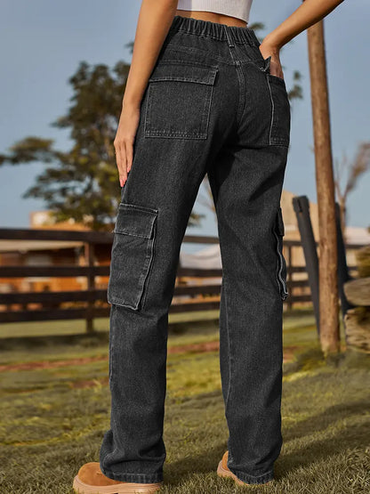 Utility | Denim Cargo Broek