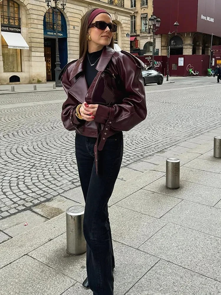 Linde | Stijlvolle leren jas