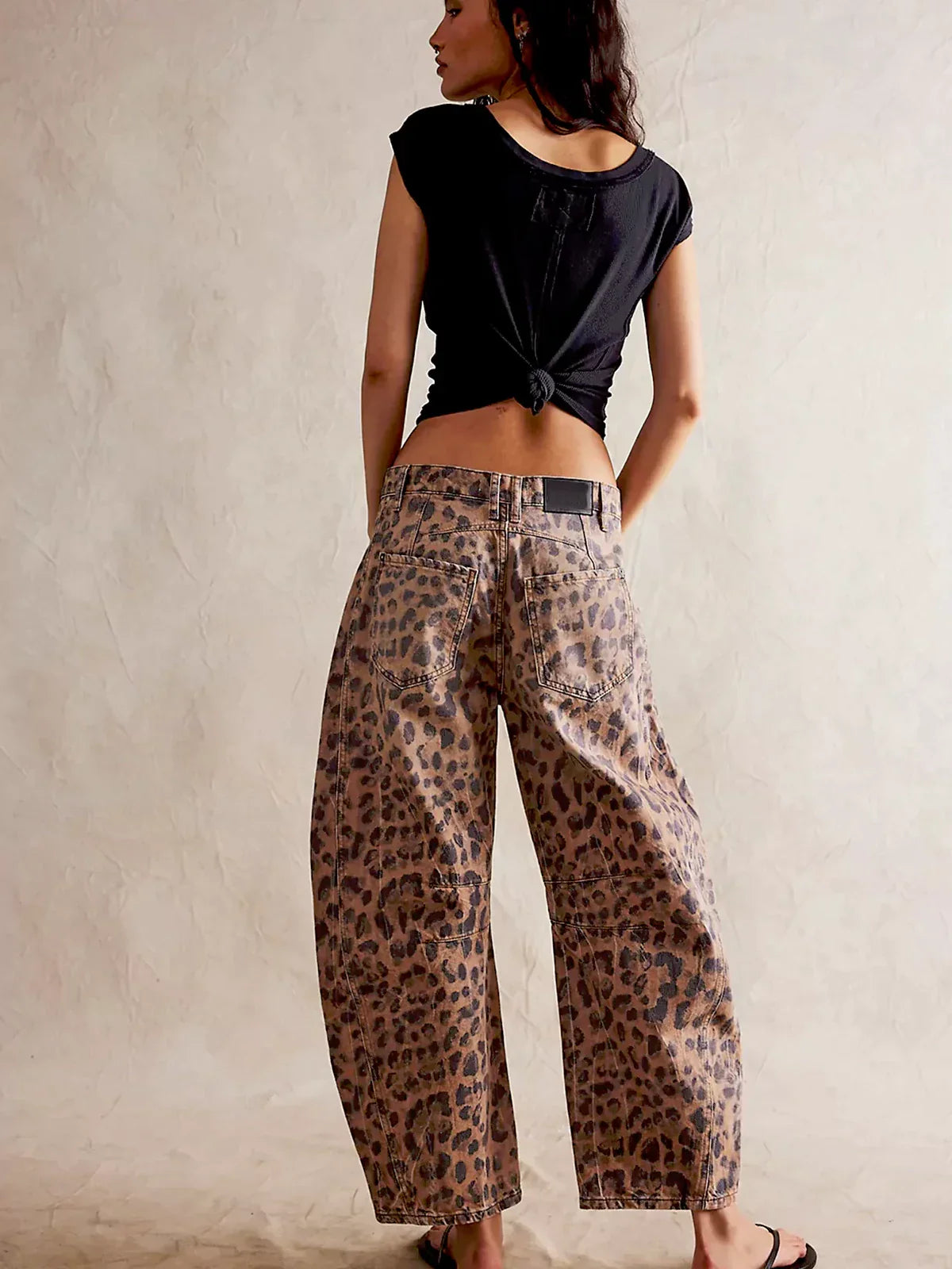 Noa | Luipaard jeans