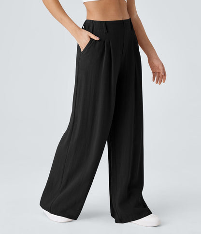 Hailee | Stretchbroek met hoge taille