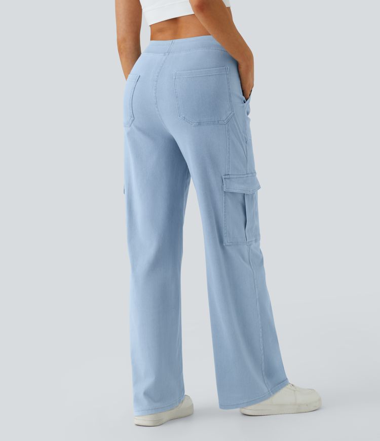 Mandy | Stretchy Cargo Jeans