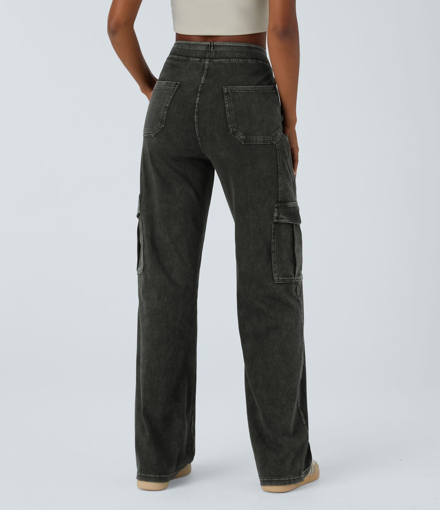 Mandy | Stretchy Cargo Jeans
