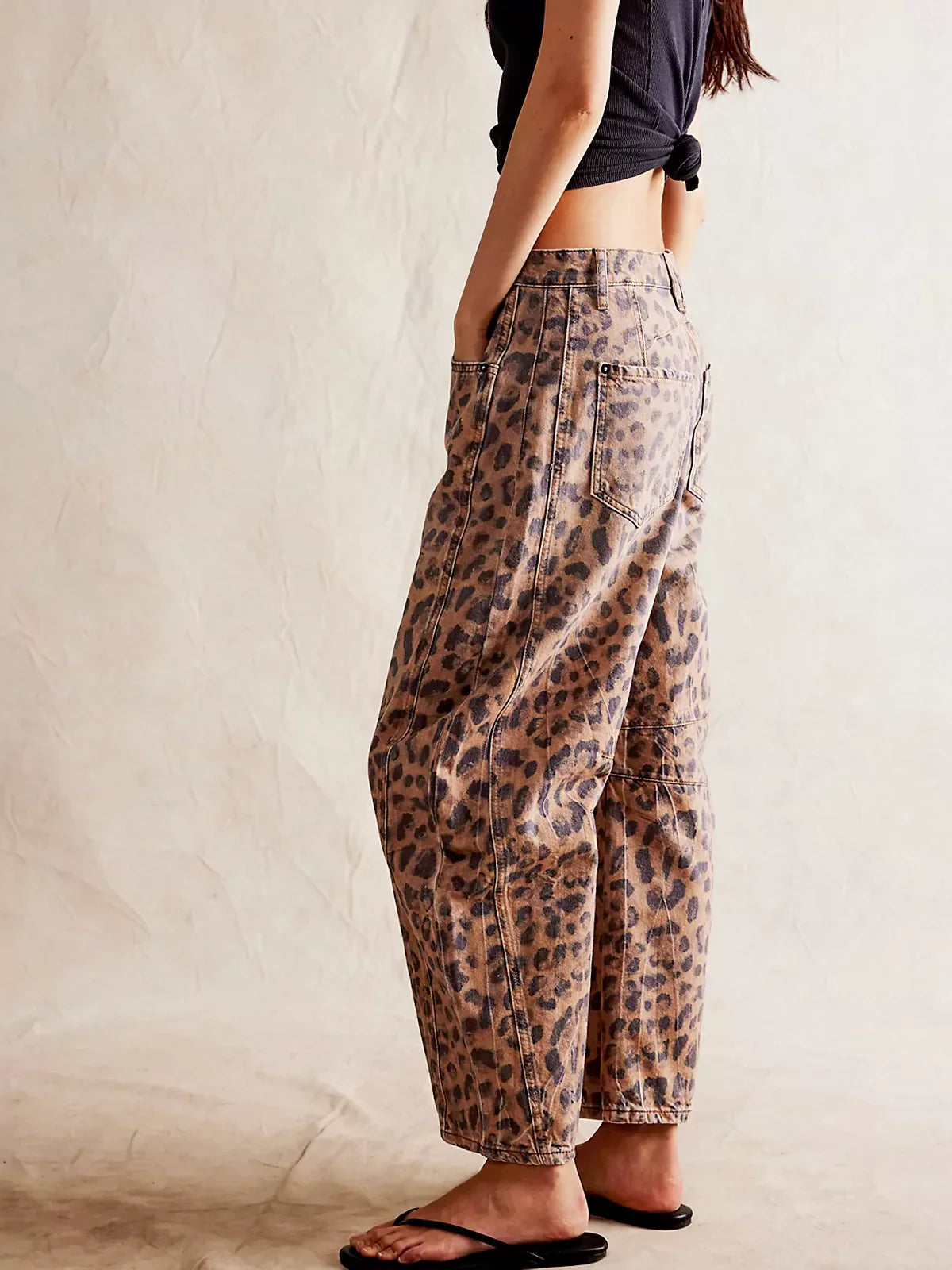 Noa | Luipaard jeans