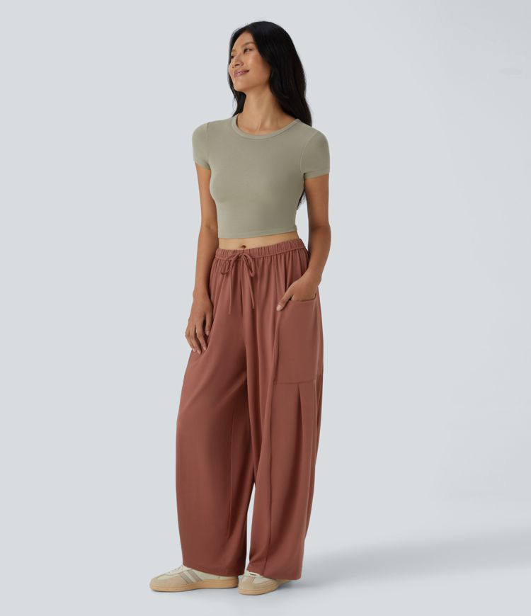 Elena | Flowy Comfort Palazzo Broek